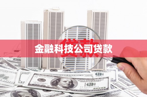 吴堡金融科技公司贷款