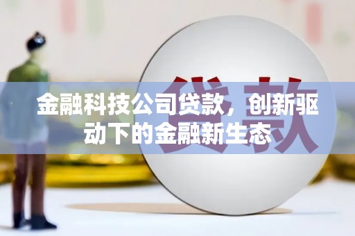 吴堡金融科技公司贷款，创新驱动下的金融新生态