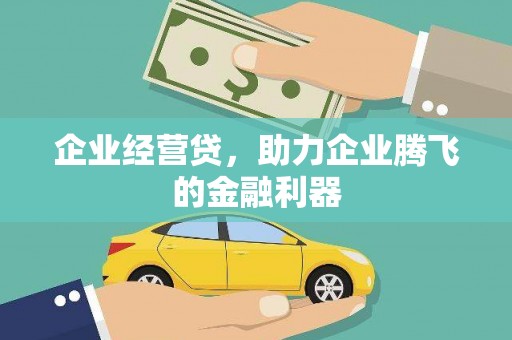 吴堡企业经营贷，助力企业腾飞的金融利器