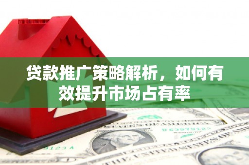 吴堡贷款推广策略解析，如何有效提升市场占有率