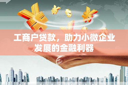 吴堡工商户贷款，助力小微企业发展的金融利器