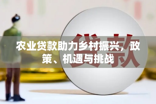 吴堡农业贷款助力乡村振兴，政策、机遇与挑战
