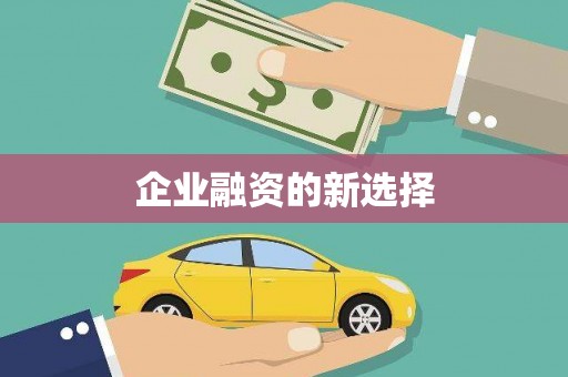 吴堡企业融资的新选择