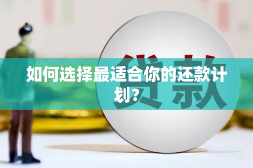 吴堡如何选择最适合你的还款计划？