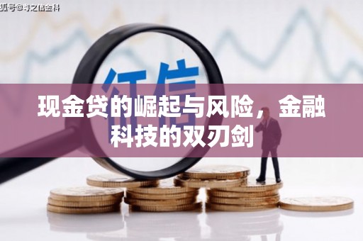 吴堡现金贷的崛起与风险，金融科技的双刃剑