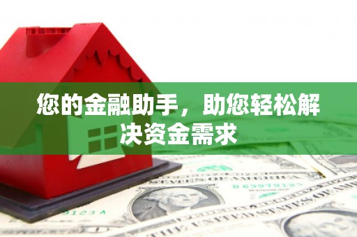 吴堡您的金融助手，助您轻松解决资金需求