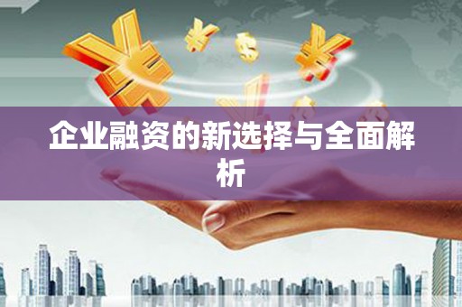 吴堡企业融资的新选择与全面解析