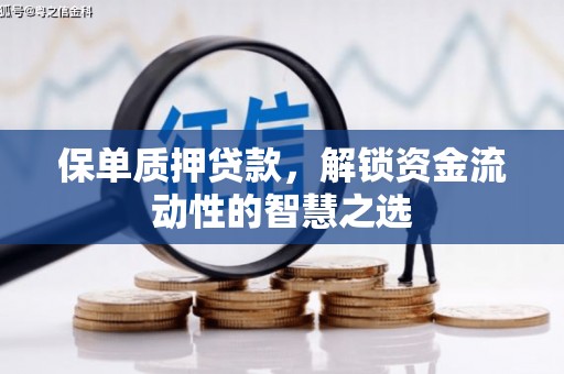吴堡保单质押贷款，解锁资金流动性的智慧之选